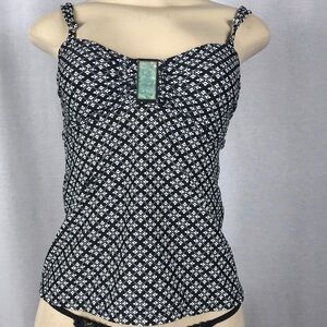 Beach Joy Tankini Size Medium. Top With Square Stone On Front. New With Tags.